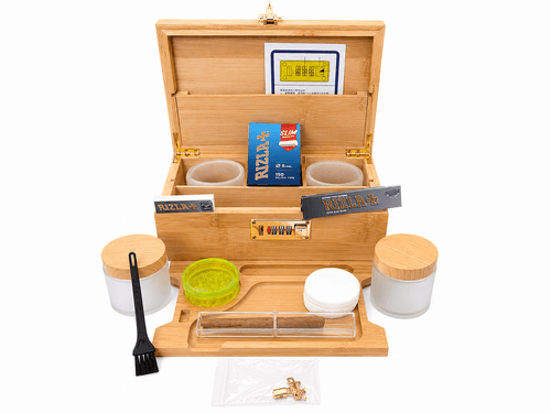 23.75ct Gold Rolling Kit — Luxury Lockable Stash Box Set - Rolling in gigglez
