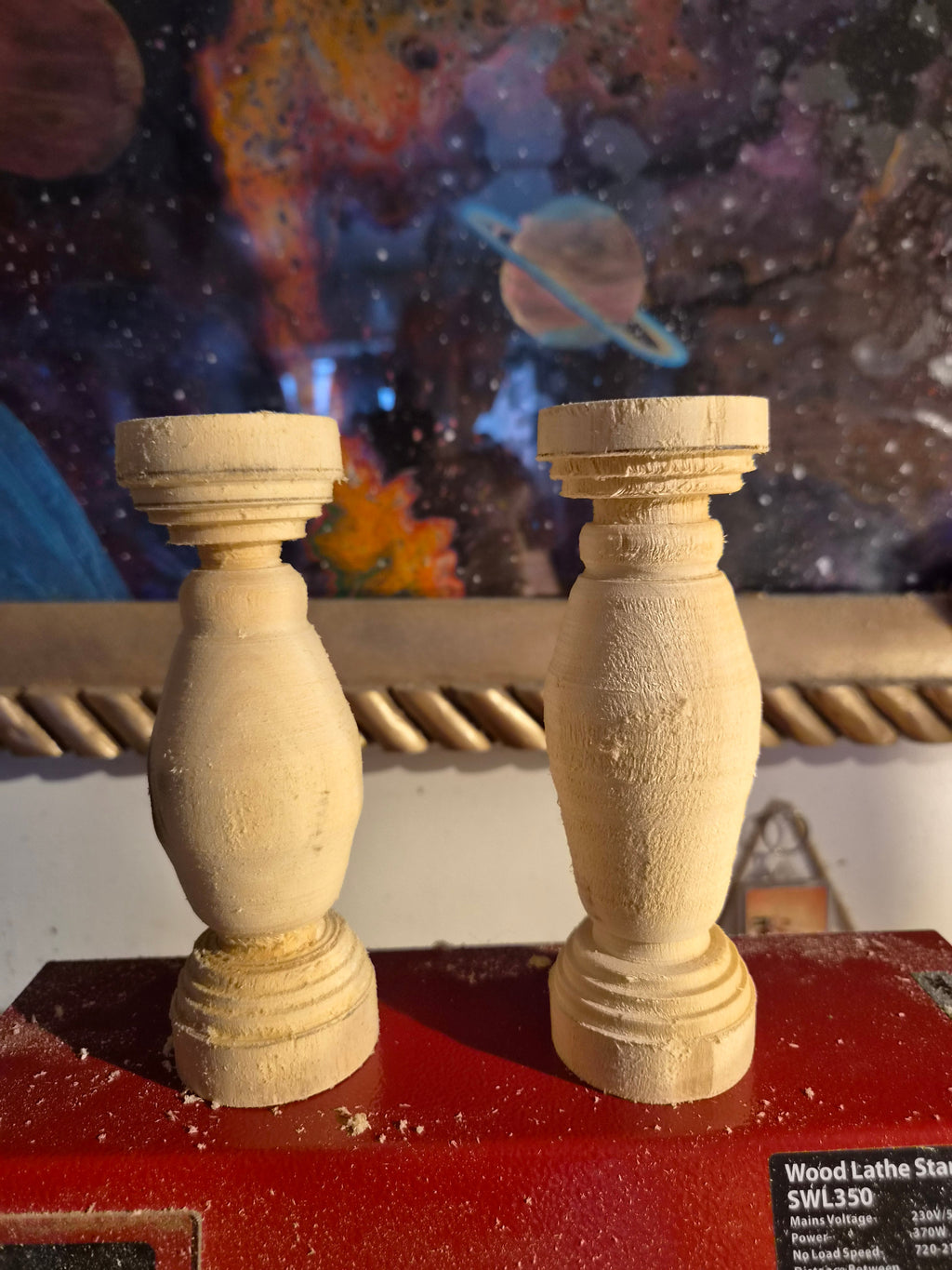 Hand-Carved Solid Pine Roller - Rolling in Gigglez