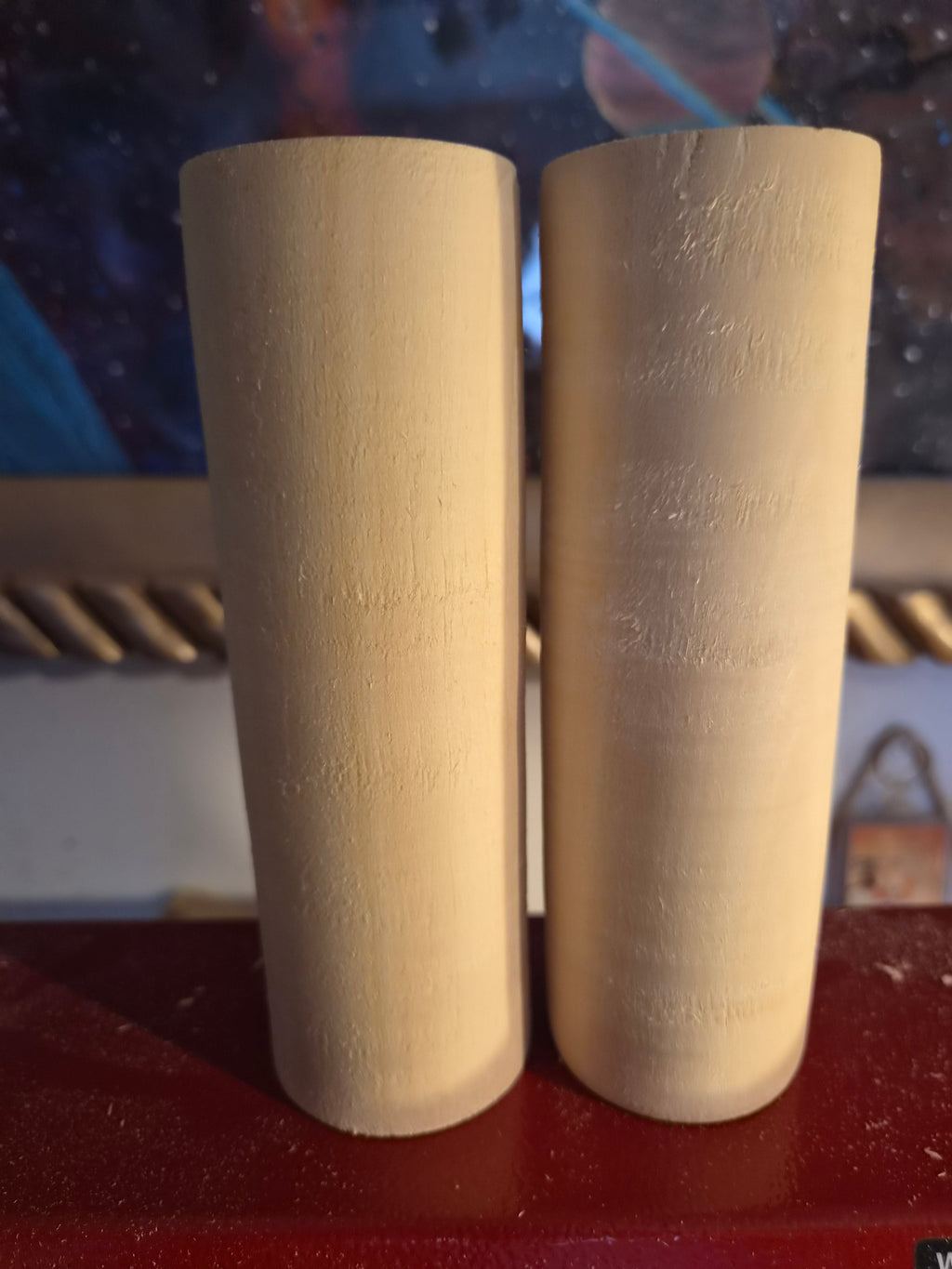 Hand-Carved Solid Pine Roller - Rolling in Gigglez