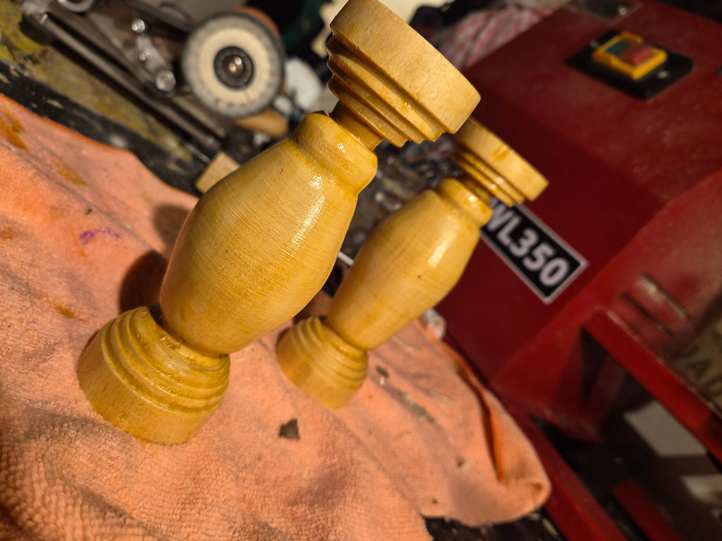 Hand-Carved Solid Pine Roller - Rolling in Gigglez