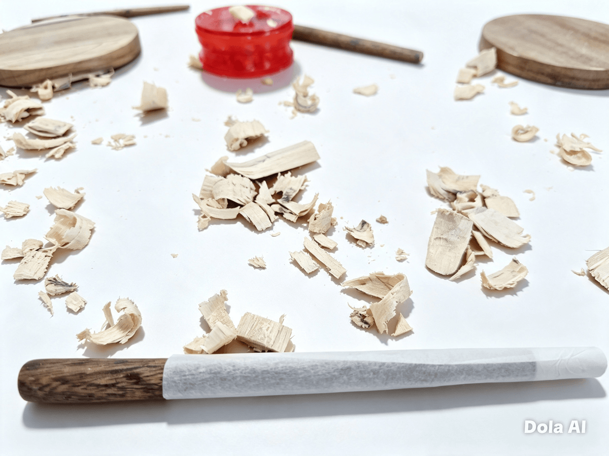 Handmade Wooden Rolling Tool — Perfect Cone Every Time (RAW) - Rolling in Gigglez