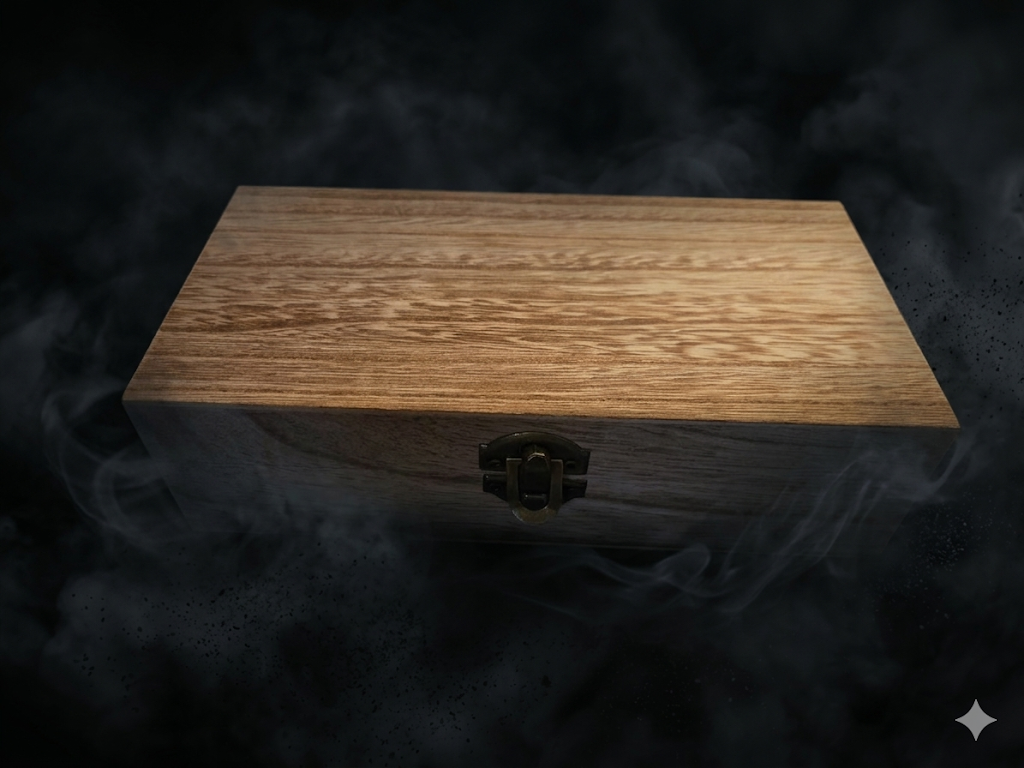Travel Box With Handmade Wooden Rolling tool For Creating The Perfect Cone With All Accessories Thats Needed