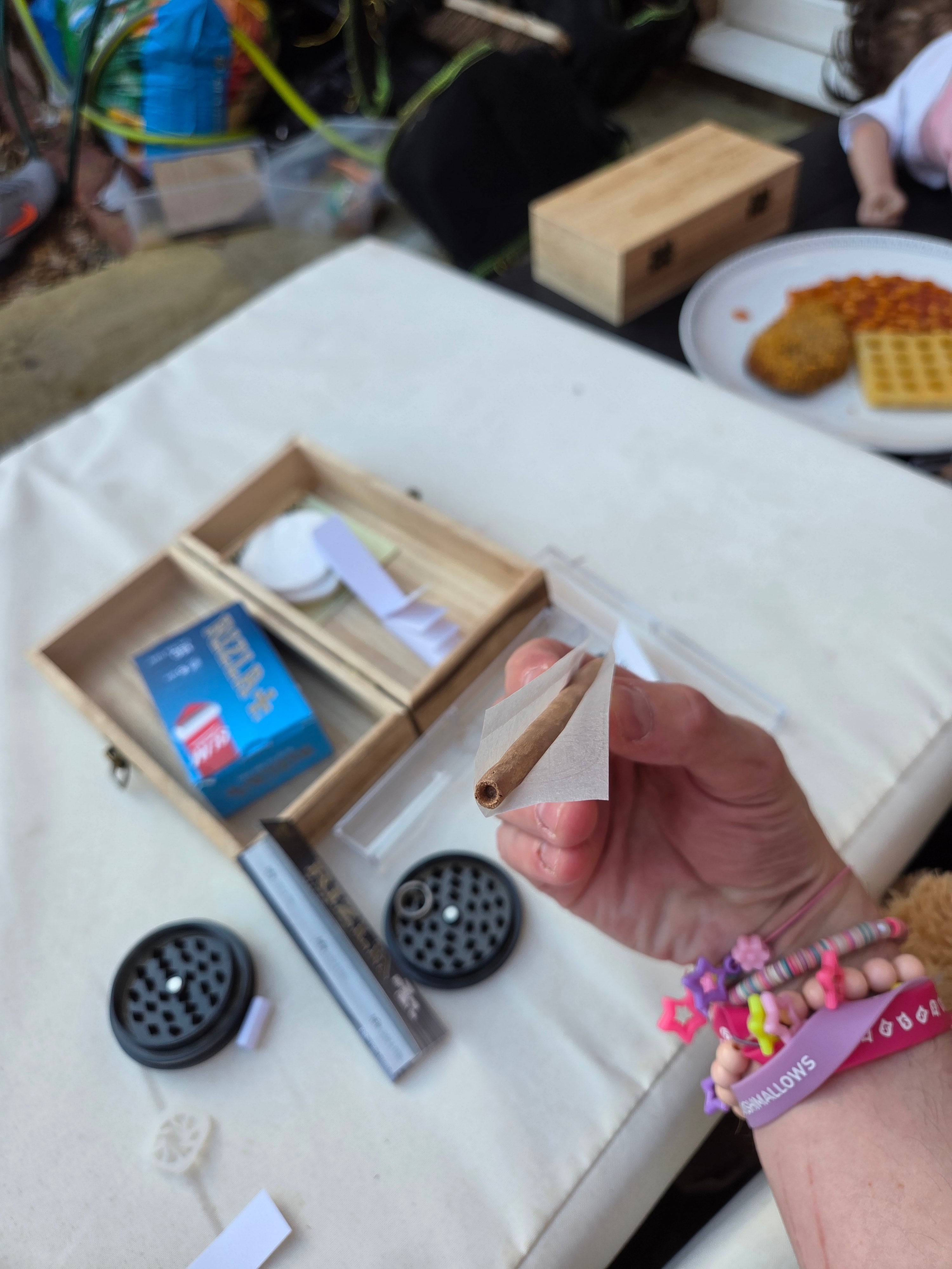 Travel Rolling Kit — Everything You Need, Ready to Go including the hand - carved Roller - Rolling in gigglez