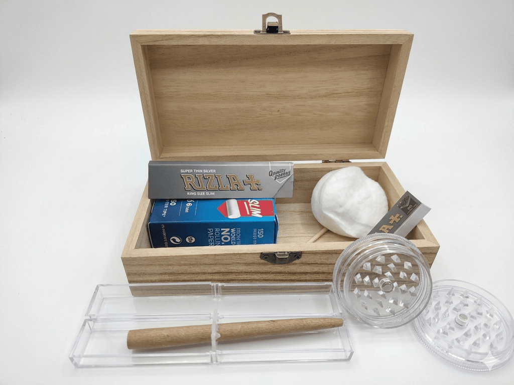 Travel Rolling Kit — Everything You Need, Ready to Go including the hand - carved Roller - Rolling in gigglez