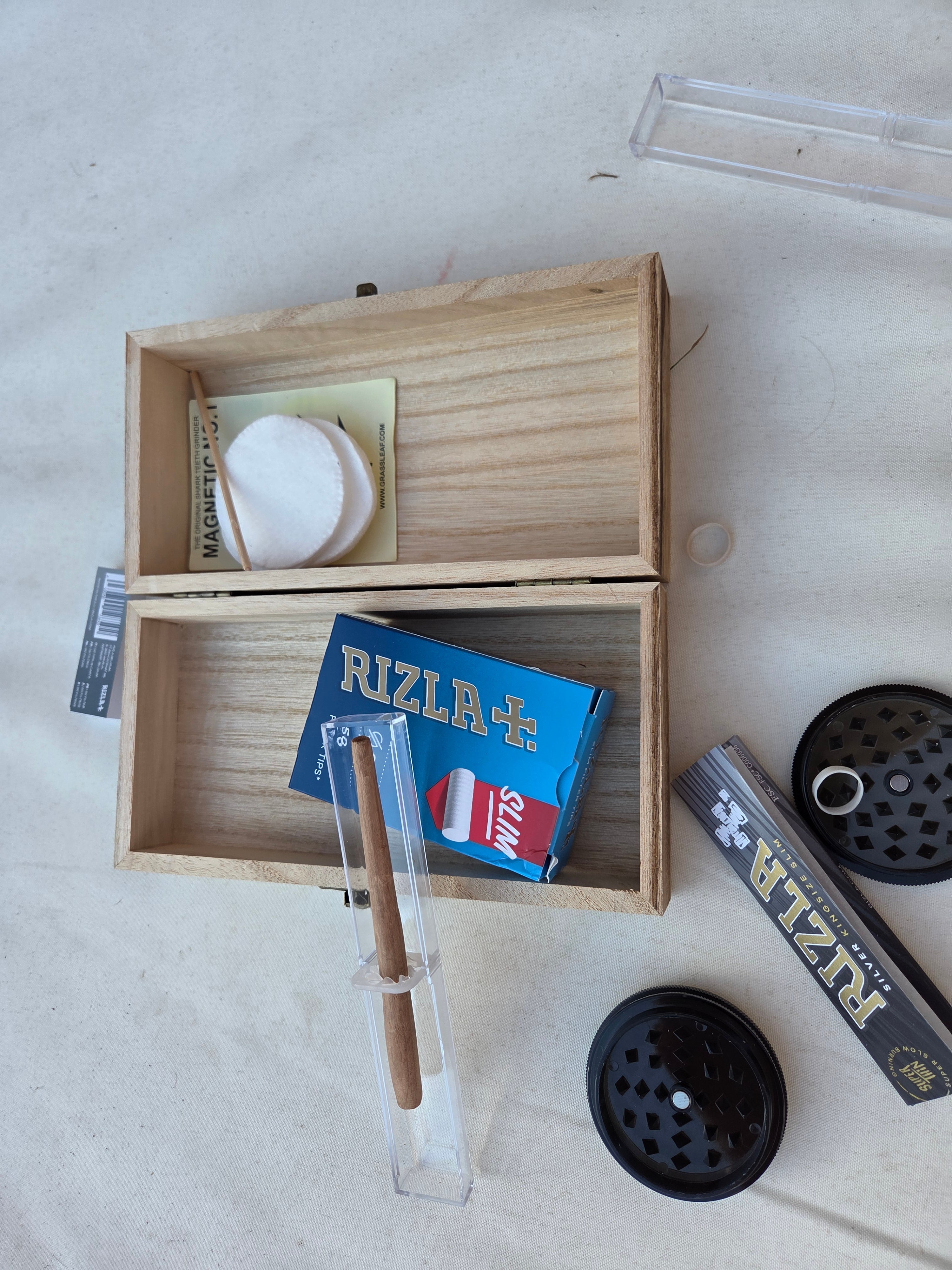 Travel Rolling Kit — Everything You Need, Ready to Go including the hand - carved Roller - Rolling in gigglez