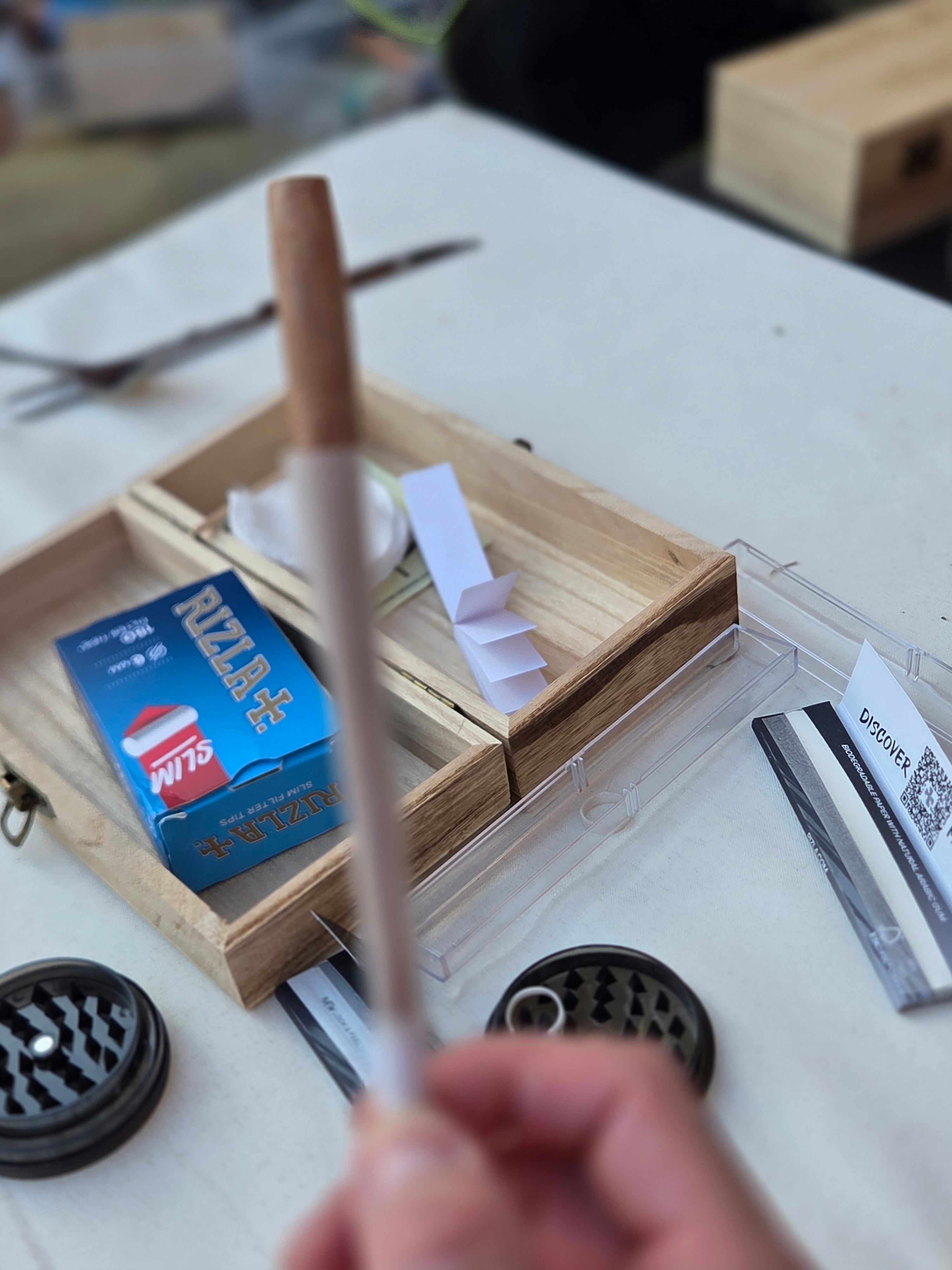 Travel Rolling Kit — Everything You Need, Ready to Go including the hand - carved Roller - Rolling in gigglez