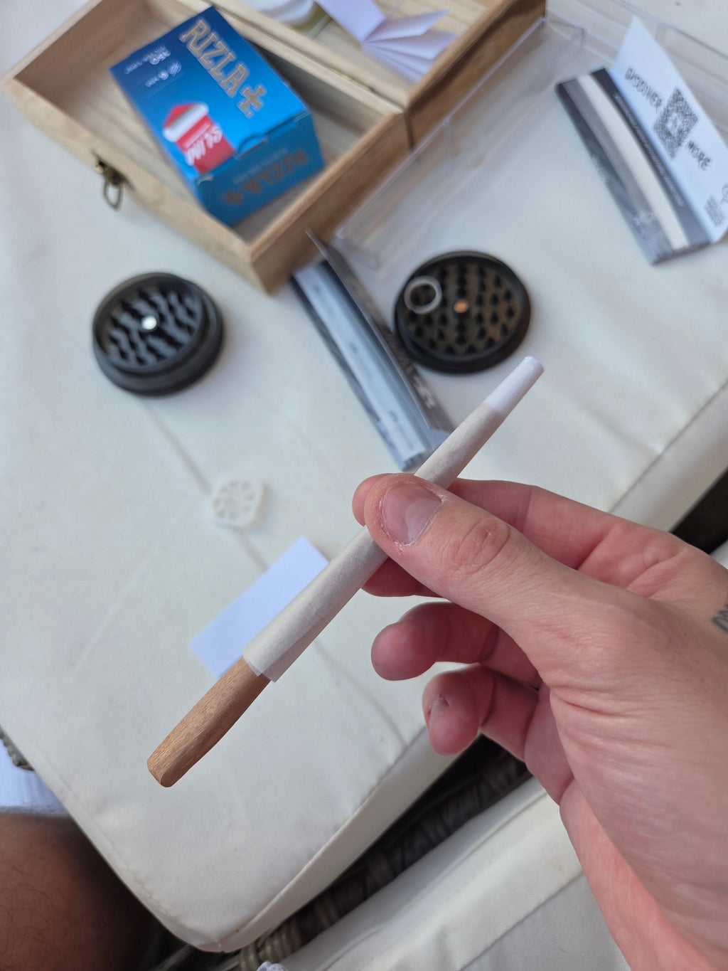 Travel Rolling Kit — Everything You Need, Ready to Go including the hand - carved Roller - Rolling in gigglez