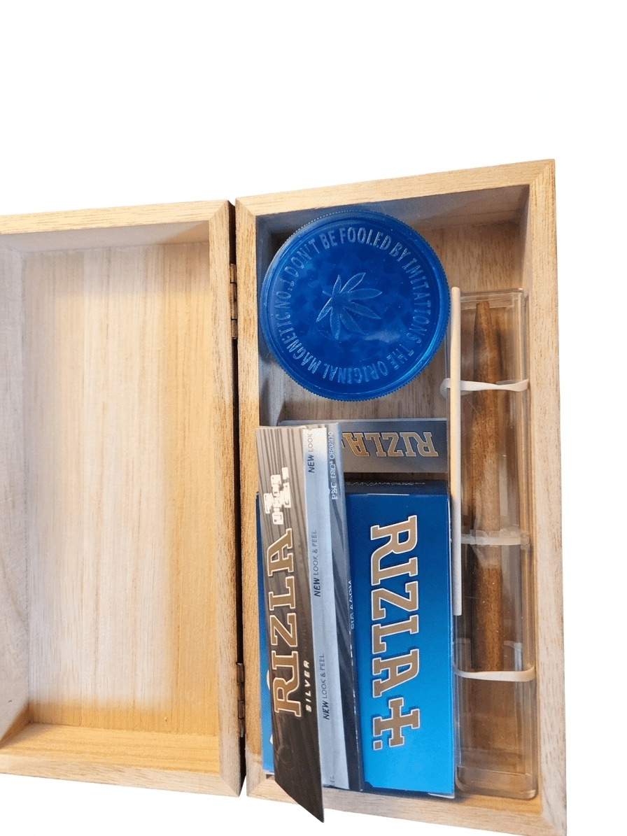 Travel Rolling Kit — Everything You Need, Ready to Go including the hand - carved Roller - Rolling in gigglez